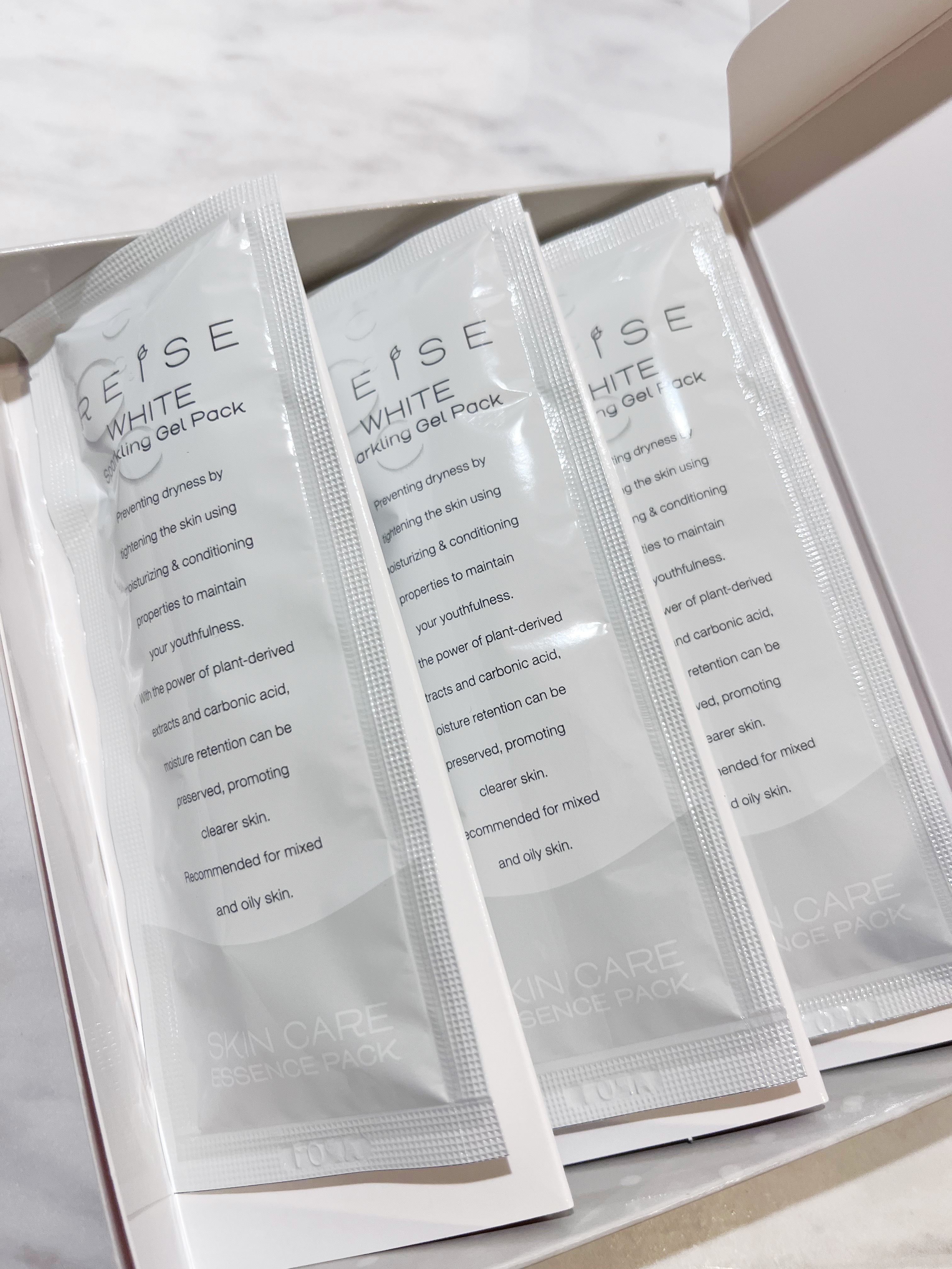 ライゼホワイトスパークリングジェルパック/REISE/洗い流すパック・マスクを使ったクチコミ（2枚目）