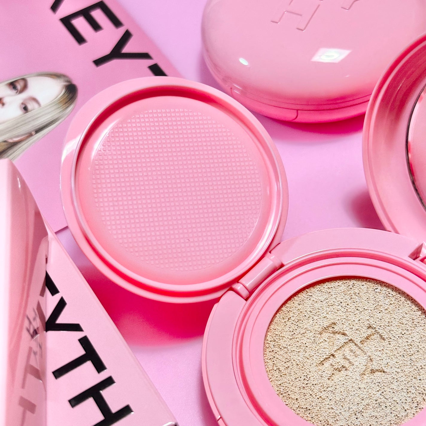 ピンクマグネットクッション/KEYTH/クッションファンデーションを使ったクチコミ(3枚目)