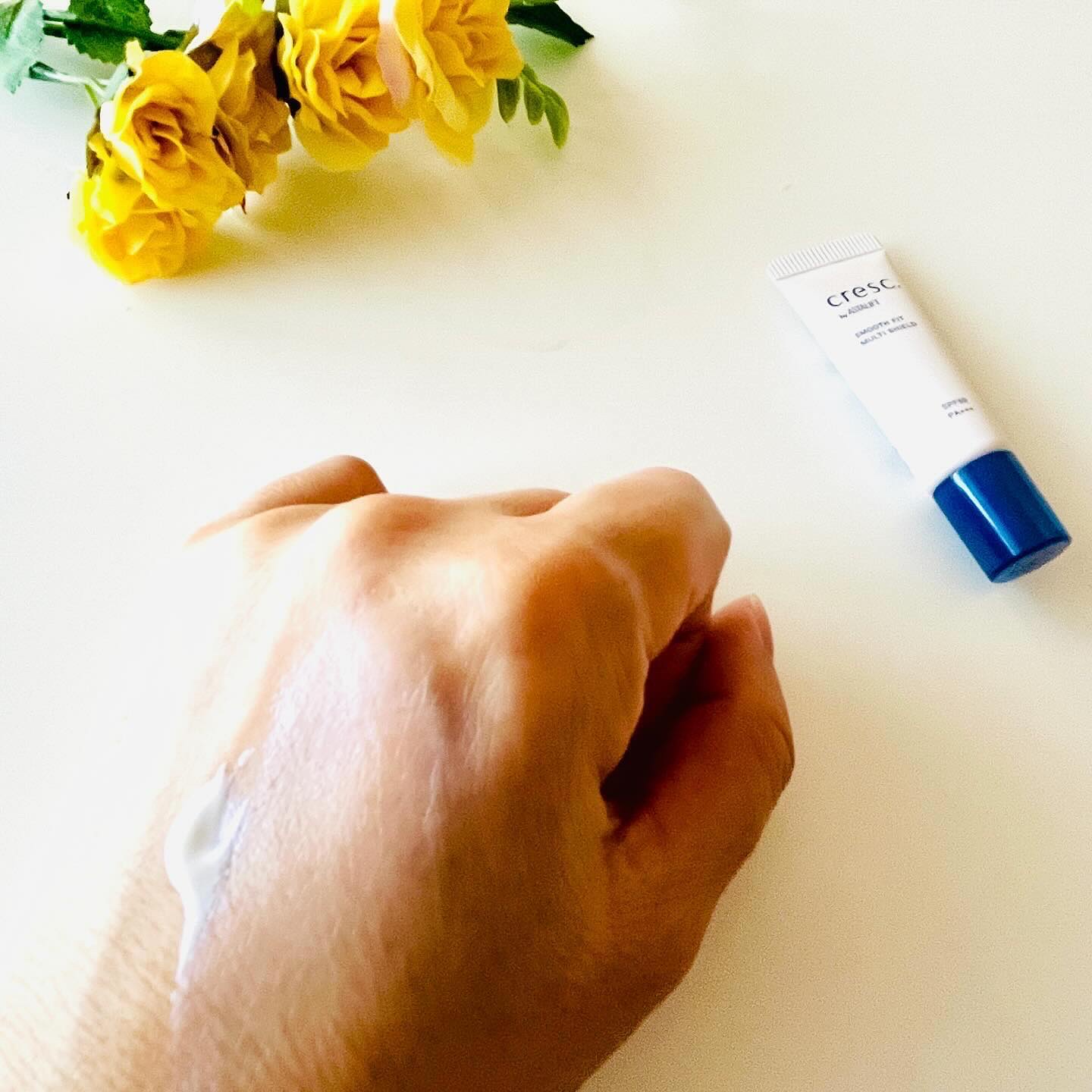 スムースフィット マルチシールド/cresc. by ASTALIFT/化粧下地を使ったクチコミ（3枚目）