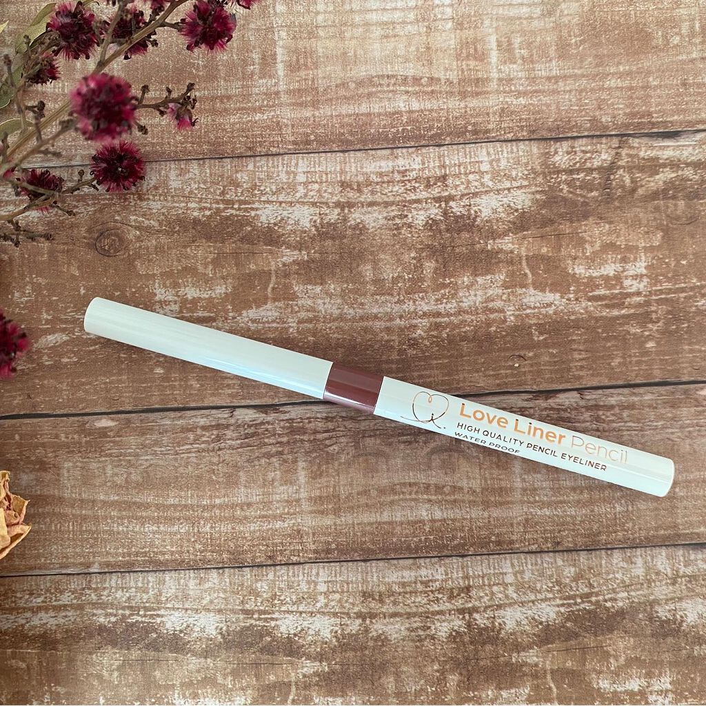 クリームフィットペンシル＜アイライナー＞ ロージィブラウン/ラブ・ライナー/ペンシルアイライナーを使ったクチコミ（2枚目）