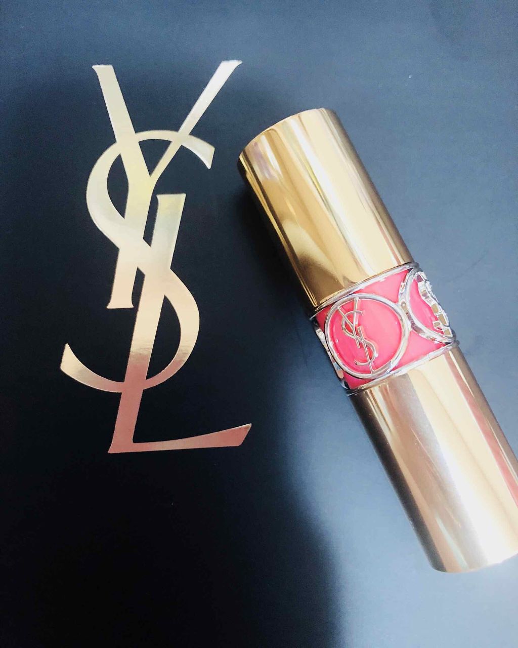 ルージュ ヴォリュプテ シャイン/YVES SAINT LAURENT BEAUTE/口紅を使ったクチコミ(1枚目)