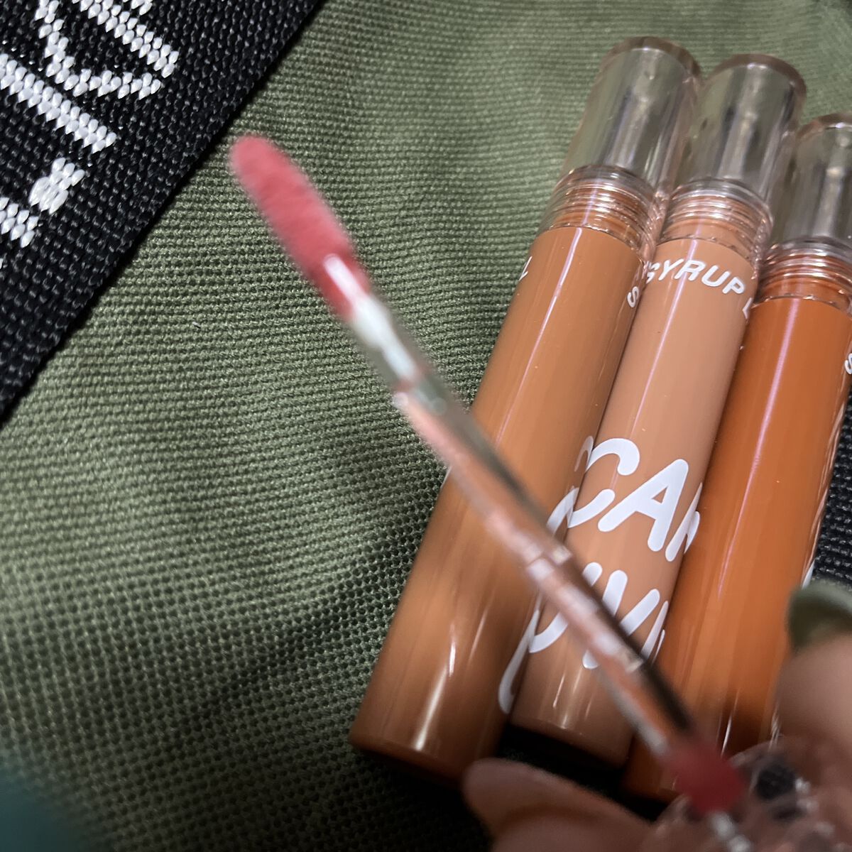 SYRUP LIP GEL/CAPPUVINI/リップグロスを使ったクチコミ（3枚目）
