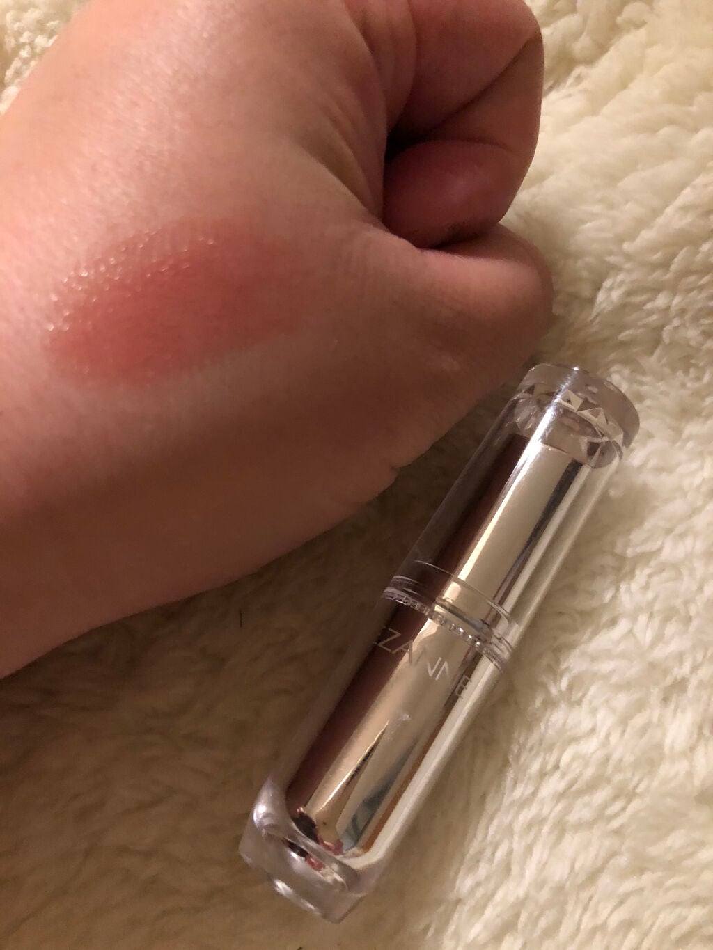 ラスティンググロスリップ/CEZANNE/口紅を使ったクチコミ(1枚目)