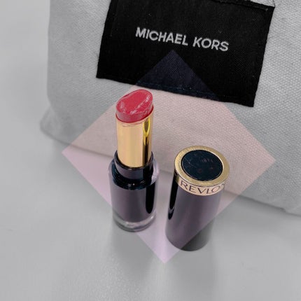 レブロン スーパー ラストラス グラス シャイン リップスティック 008 ラム レーズン/REVLON/口紅を使ったクチコミ(2枚目)