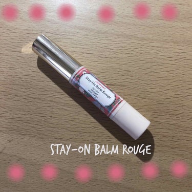 Stay-On Balm Rouge 
No.10 フラワリープリンセス

1回塗っただけで結構発色します！！
リップクリームとリップカラーが混じっているので保湿しながらもリップがわりになってめちゃくち