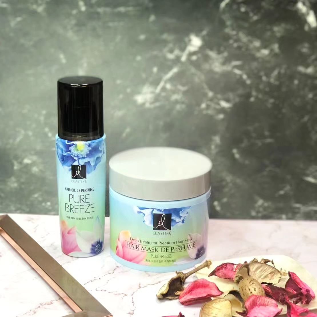 ヘアオイル ピュアブリーズ/エラスチン/その他スタイリングを使ったクチコミ（1枚目）