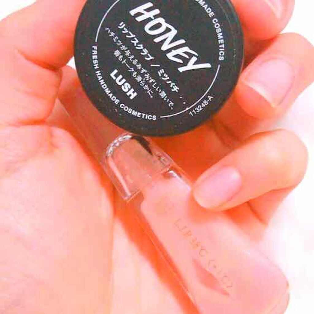 ミツバチ リップスクラブ/ラッシュ/リップスクラブを使ったクチコミ（1枚目）