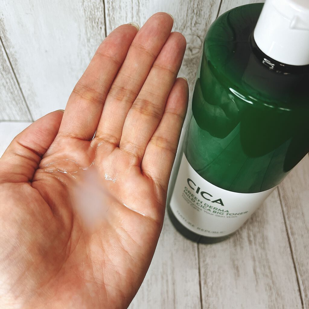 グリーン ダーマCICAビックトナー/ネイチャーリパブリック/化粧水を使ったクチコミ(4枚目)