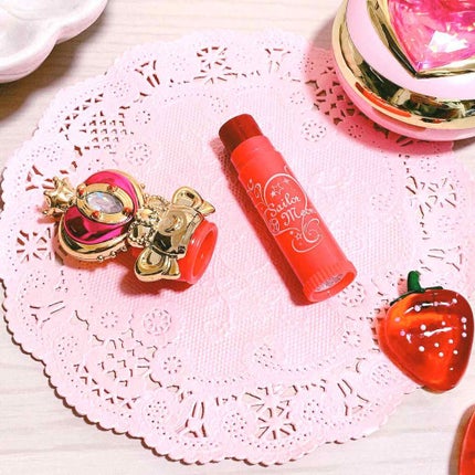 ミラクルロマンス スパイラルハートムーンロッドリップクリーム/クレアボーテ/リップクリームを使ったクチコミ(2枚目)