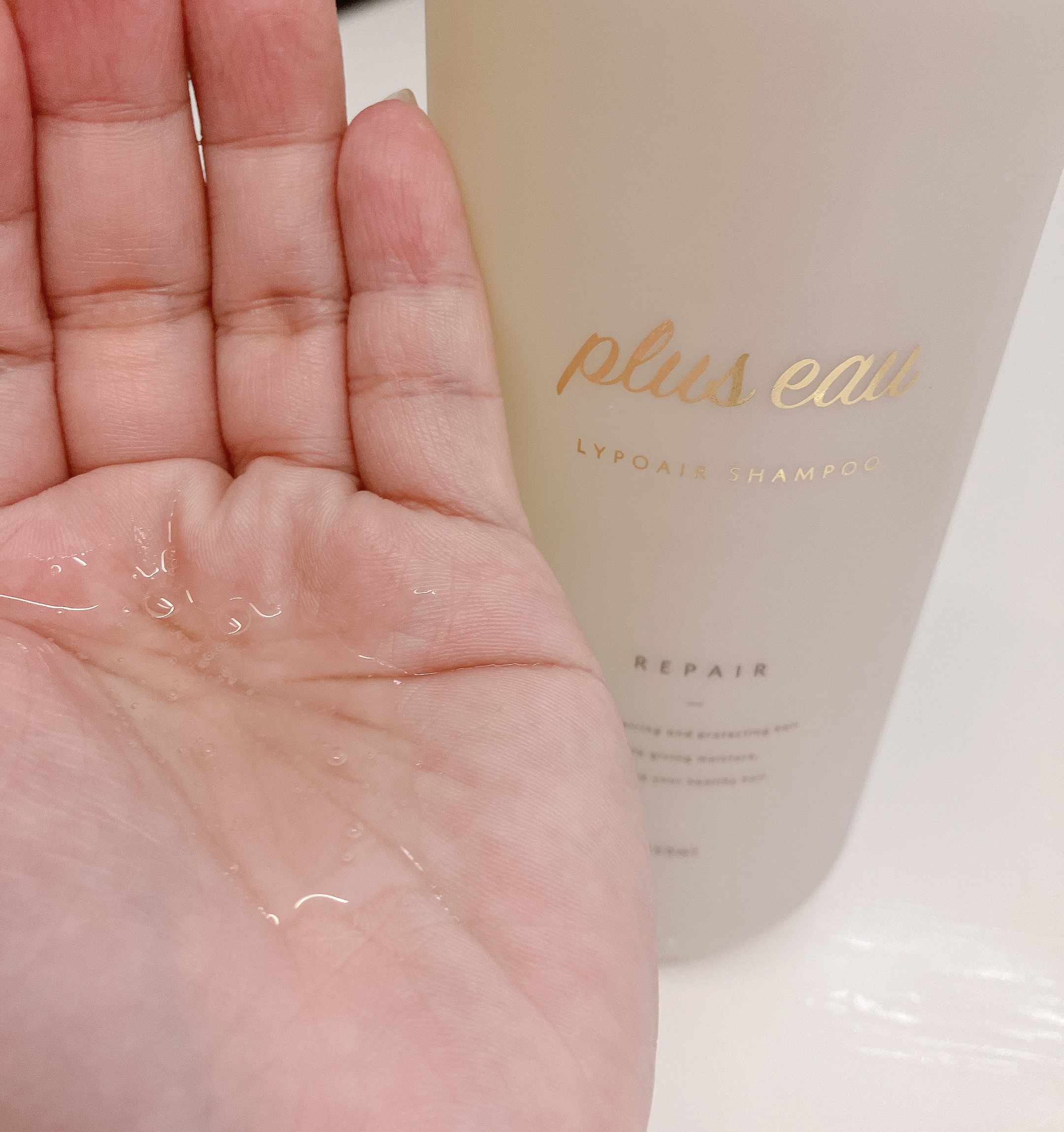 リポアシャンプー/リポアトリートメント/plus eau/市販シャンプーを使ったクチコミ（2枚目）