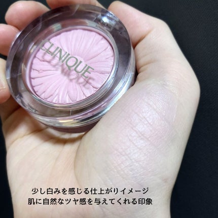 チーク ポップ/CLINIQUE/パウダーチークを使ったクチコミ(4枚目)