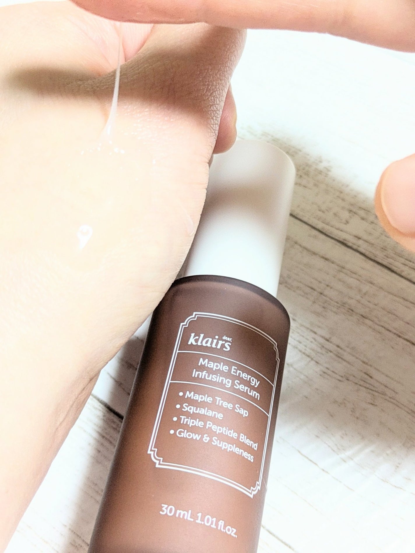 メープル毛穴シロップセラム/Klairs/美容液を使ったクチコミ(4枚目)