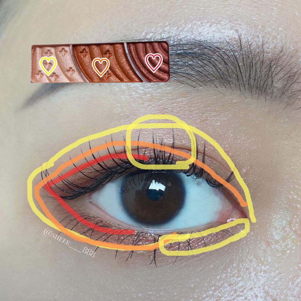 トーンアップアイシャドウ/CEZANNE/アイシャドウパレットを使ったクチコミ(7枚目)