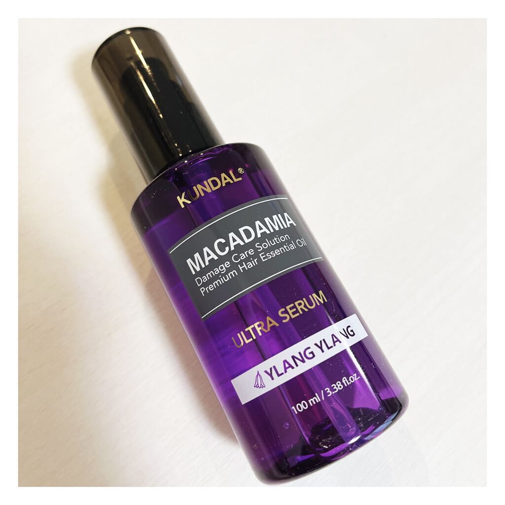 クンダル マカダミア ウルトラヘアセラム /KUNDAL/ヘアオイルを使ったクチコミ（1枚目）