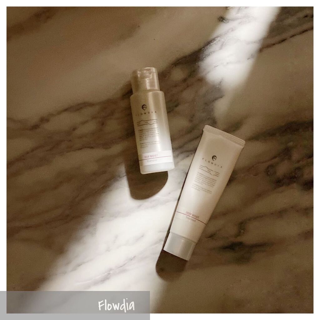 フローディア トリートメント ディープモイスト/FLOWDIA/洗い流すヘアトリートメントを使ったクチコミ(1枚目)