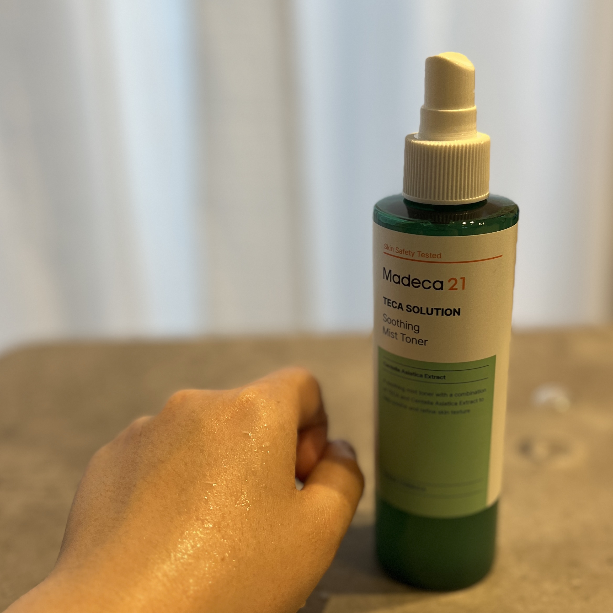 テカソルーションスージングミストトナー/Madeca21/ミスト状化粧水を使ったクチコミ（2枚目）