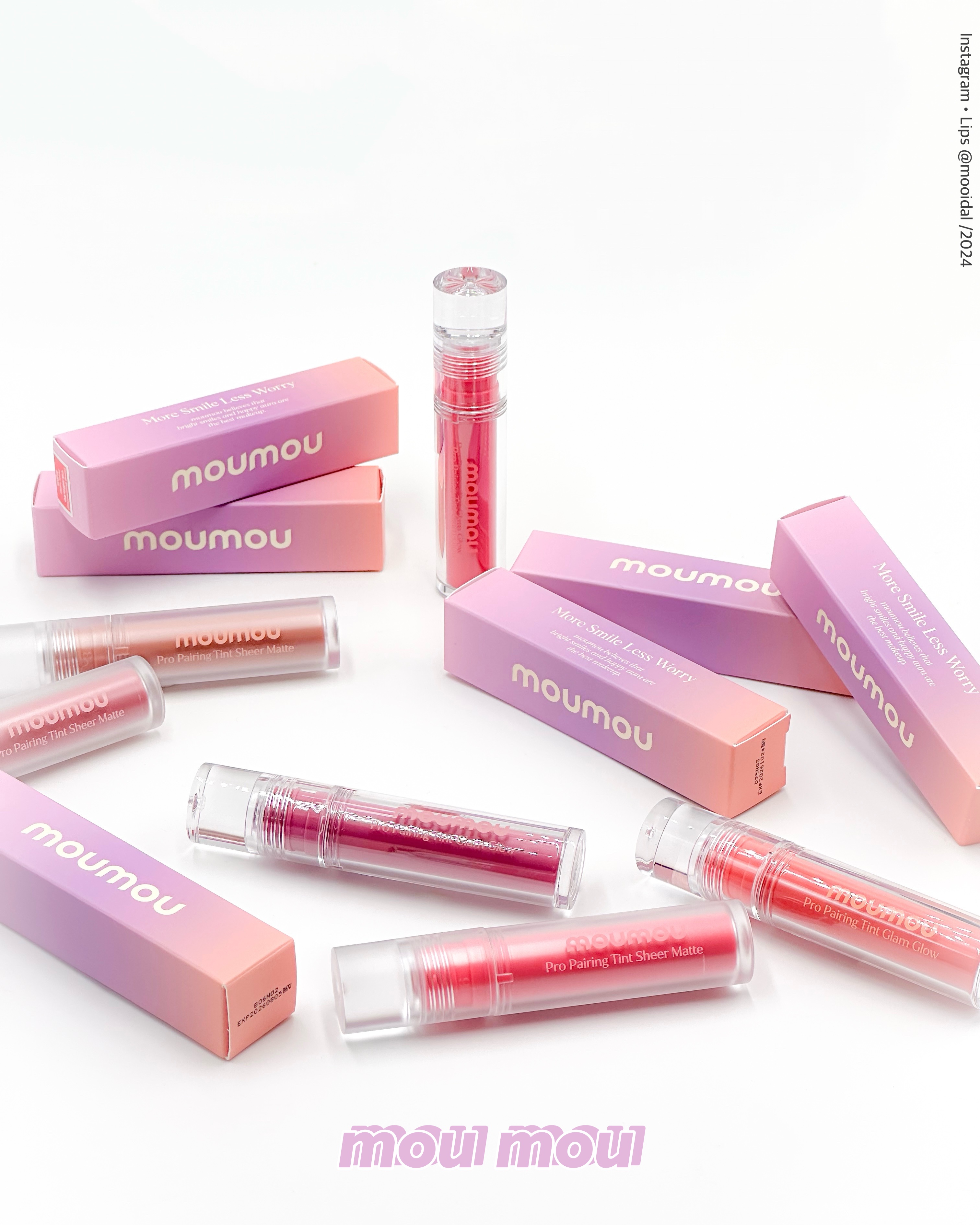 プロペアリングティント 06 Peach Fuzz/moumou/リップティントを使ったクチコミ（2枚目）