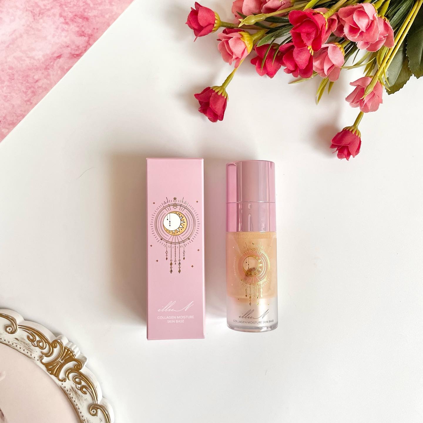 コラーゲンモイスチャースキンベース/illuN/化粧下地を使ったクチコミ（1枚目）