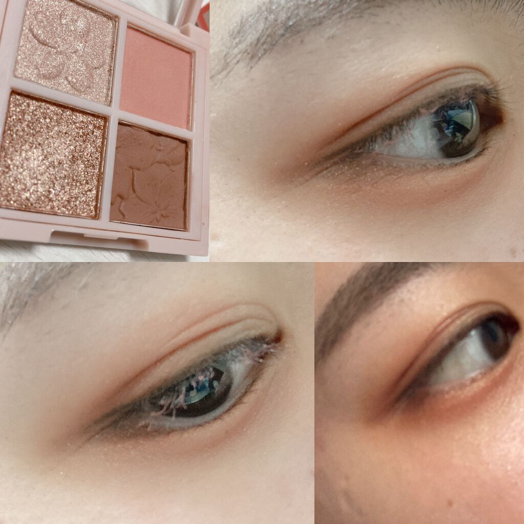 ふらみん on LIPS 「Qoo10メガ割購入レビュー!このアイシャドウ…なんとワンコイ..」(4枚目)