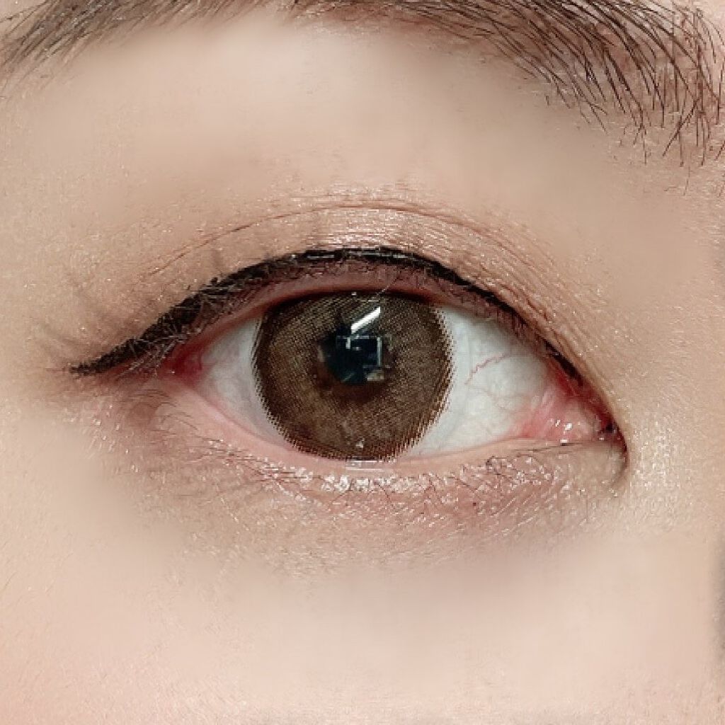 チョコポンエッジ/THEPIEL/カラーコンタクトレンズを使ったクチコミ(3枚目)