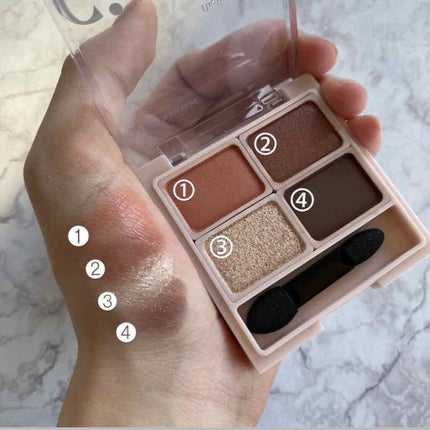 ドレッシーシャドウ/CipiCipi/アイシャドウパレットを使ったクチコミ(1枚目)