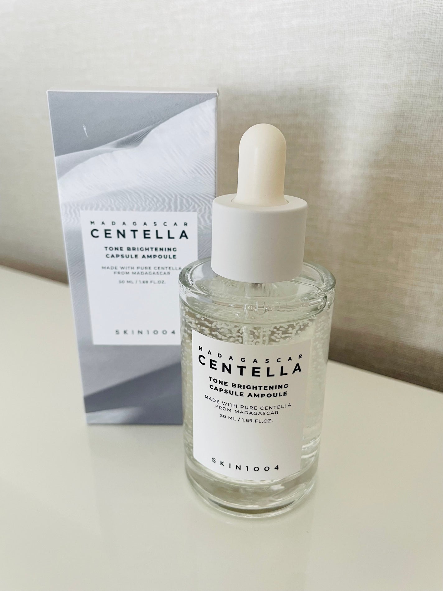 トーンブライトニング カプセルアンプル/SKIN1004/美容液を使ったクチコミ(1枚目)