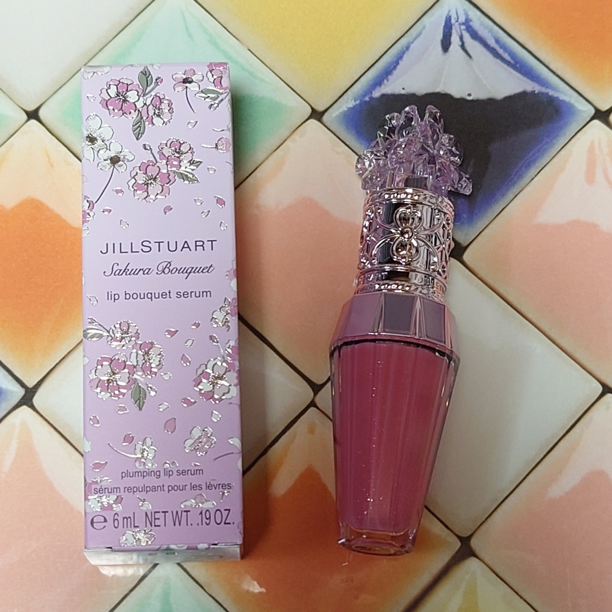 ジルスチュアート　クリスタルブルーム　リップブーケ セラム 106 sakura dusk＜サクラブーケ＞ （限定）/JILL STUART/リッププランパーを使ったクチコミ（1枚目）