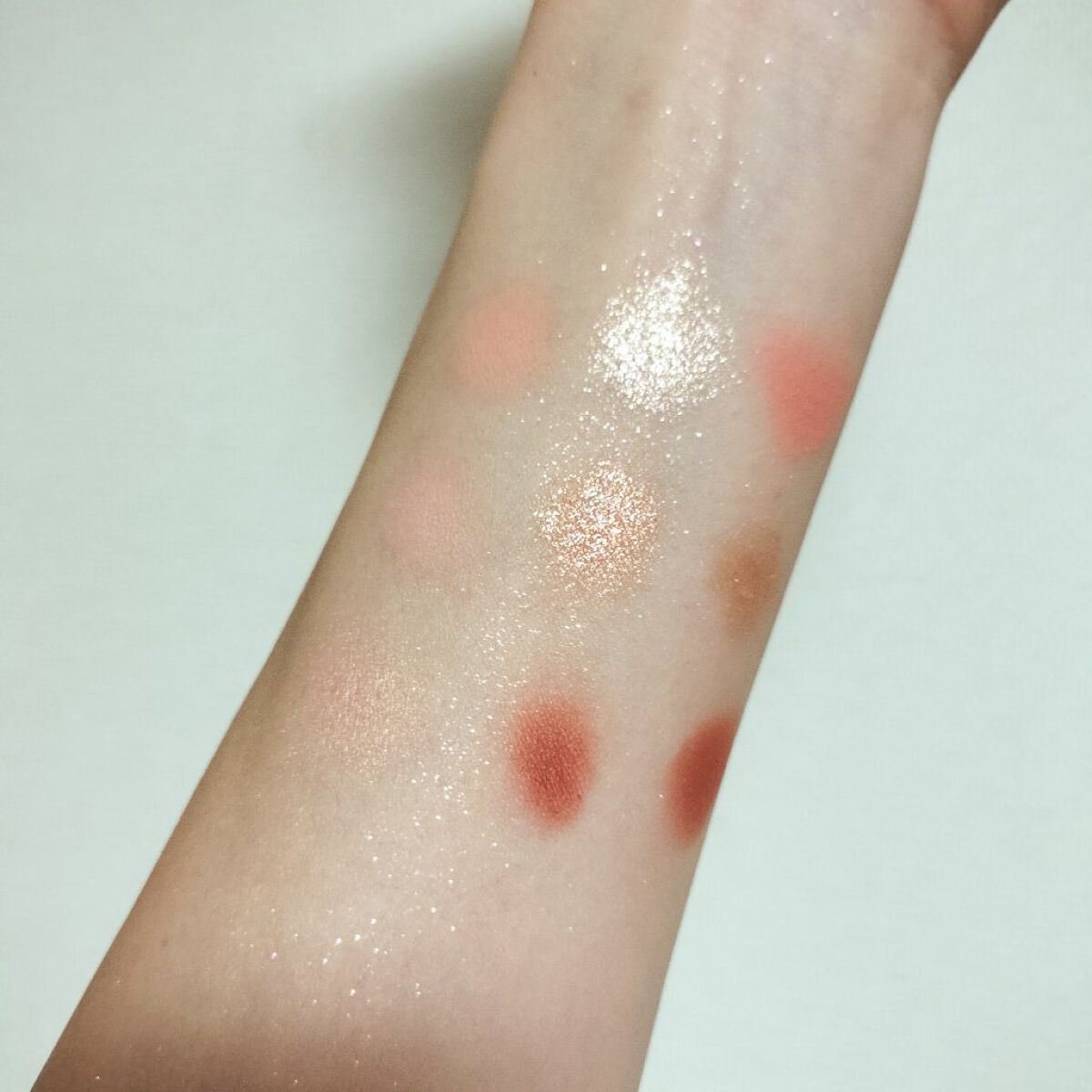 アイシャドウパレット 04 コーラルピンク/Kirei&co./アイシャドウパレットを使ったクチコミ（2枚目）