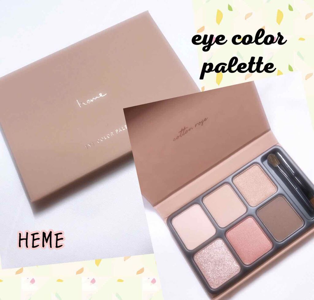 EYE COLOR PARETTE/Sasatinnie (台湾)/アイシャドウパレットを使ったクチコミ（1枚目）
