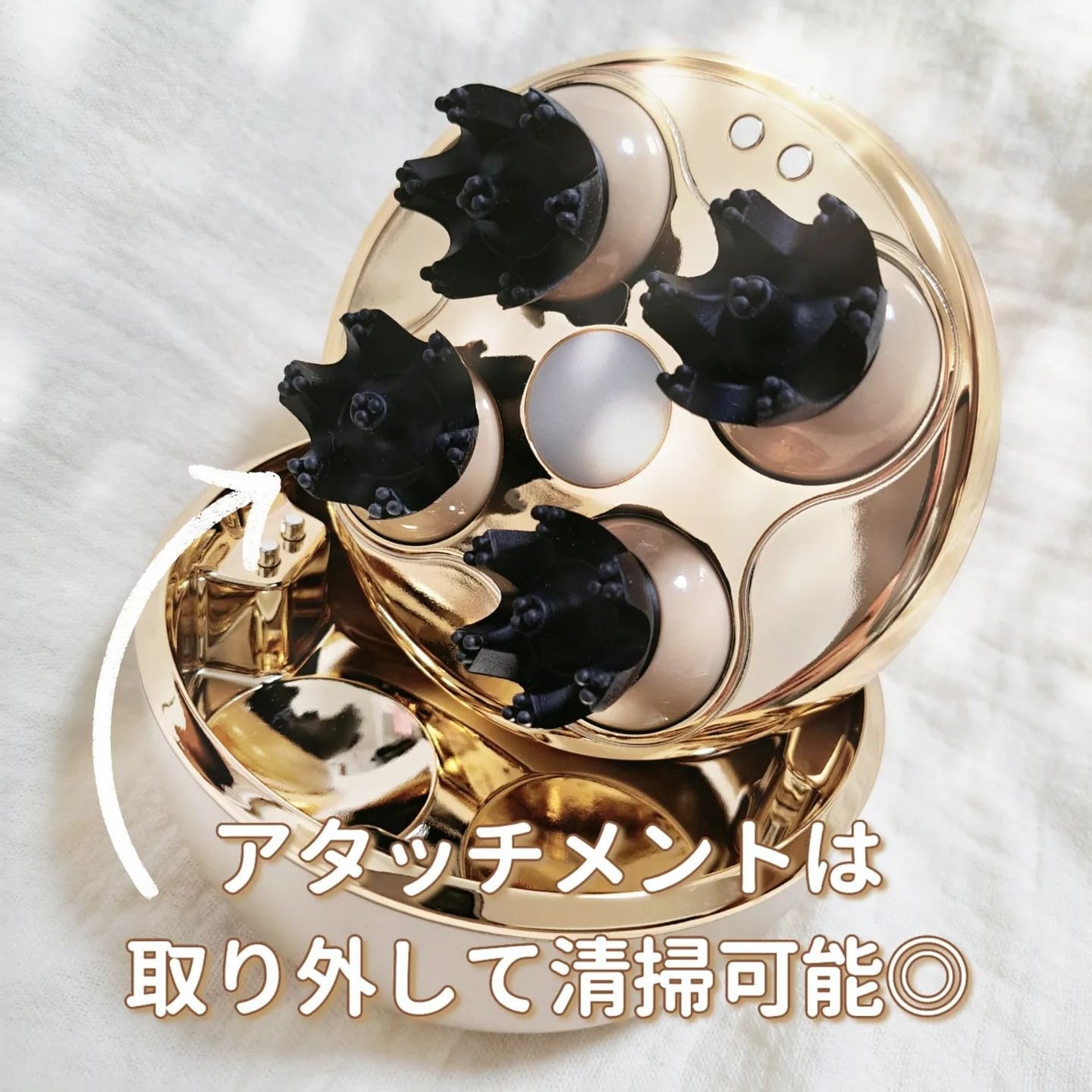 スカルプ ヘッドスパ/fuettarich (フエッタリッチ)/ヘッドマッサージャーを使ったクチコミ(4枚目)