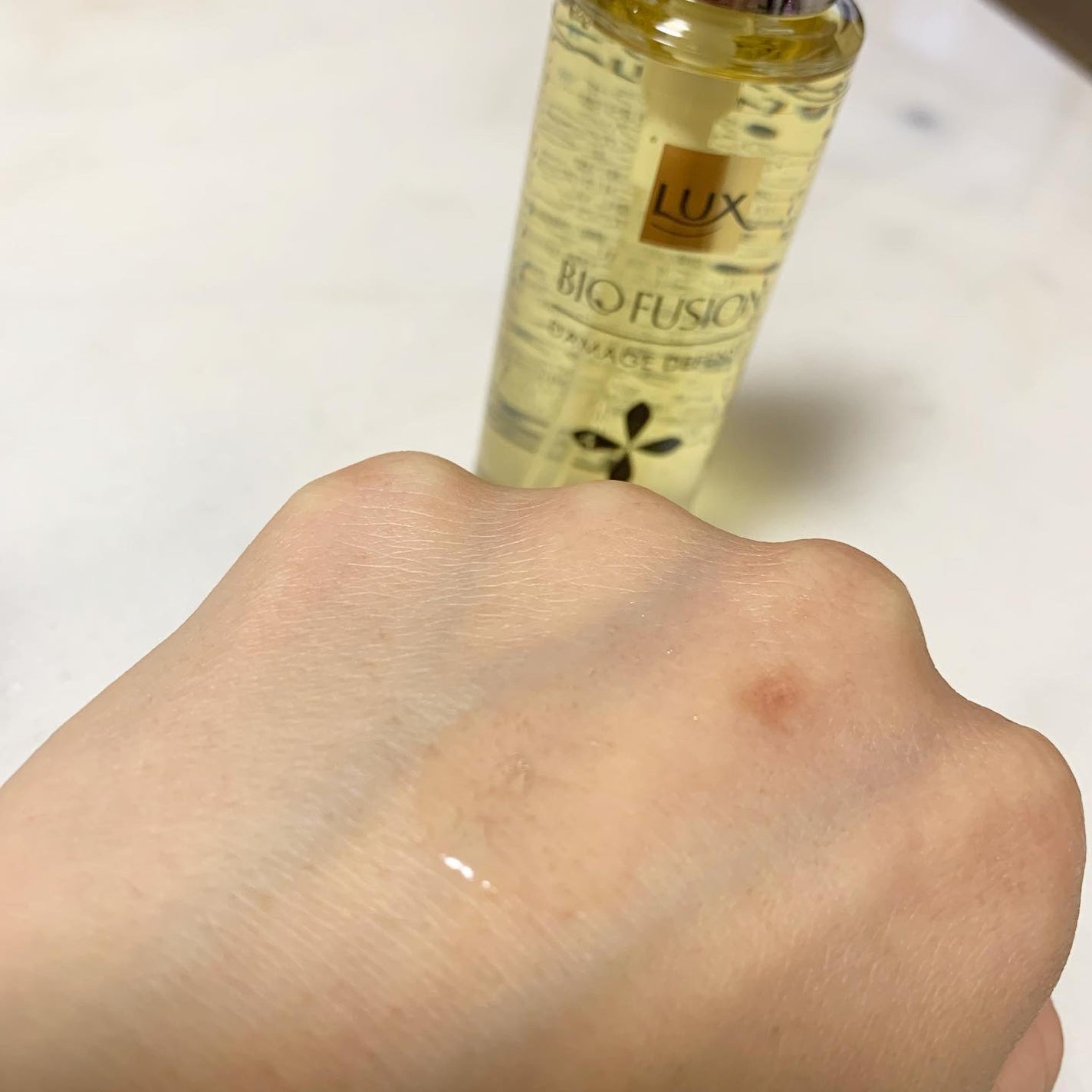 バイオフュージョン バイタルリペア オイル/LUX/ヘアオイルを使ったクチコミ(2枚目)