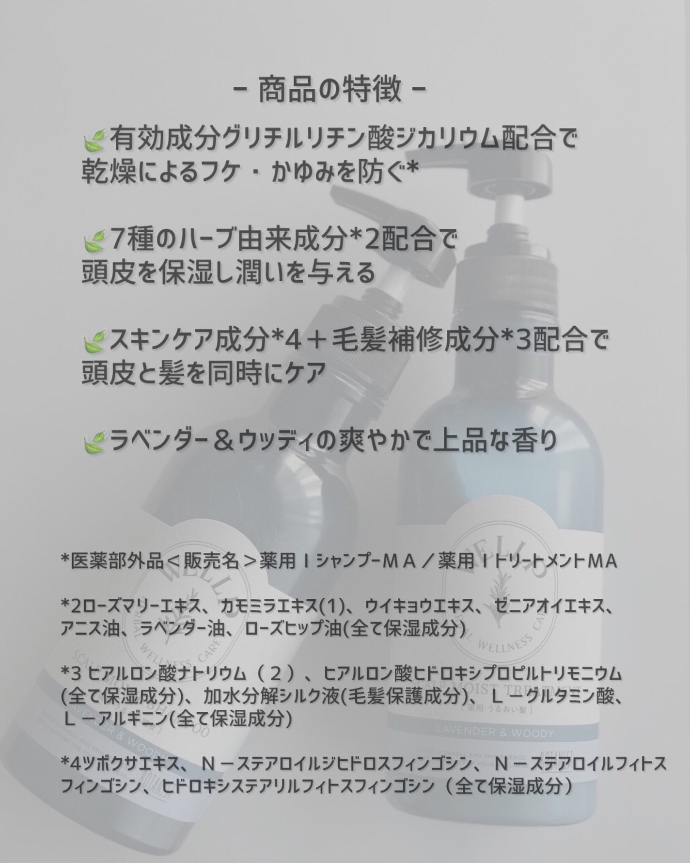 薬用スカルプケアシャンプー/トリートメント モイスト/WELLP/市販シャンプーを使ったクチコミ(3枚目)