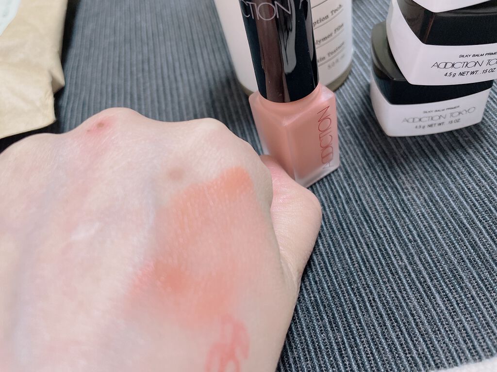 チークポリッシュ/ADDICTION/リキッドチークを使ったクチコミ(2枚目)