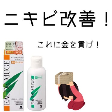 オードムーゲ オードムーゲ 薬用ローション（ふきとり化粧水）のクチコミ「“ニキビ改善！これに金を貢げ！”

こんにちは！兎🍒です！
今回は実際使ってみてニキビに効果が.....」（1枚目）