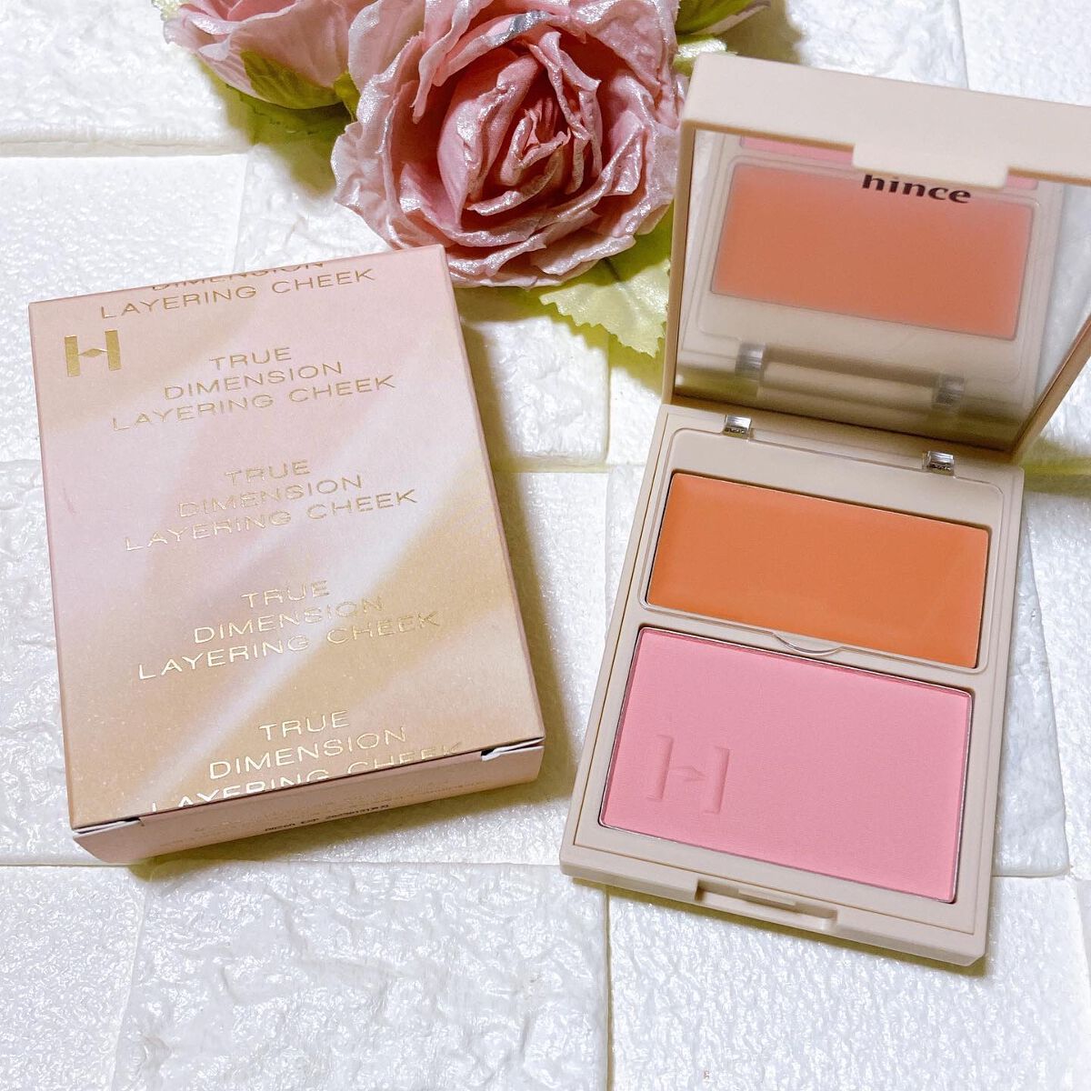 トゥルーディメンションレイヤリングチーク/hince/パウダーチークを使ったクチコミ(1枚目)