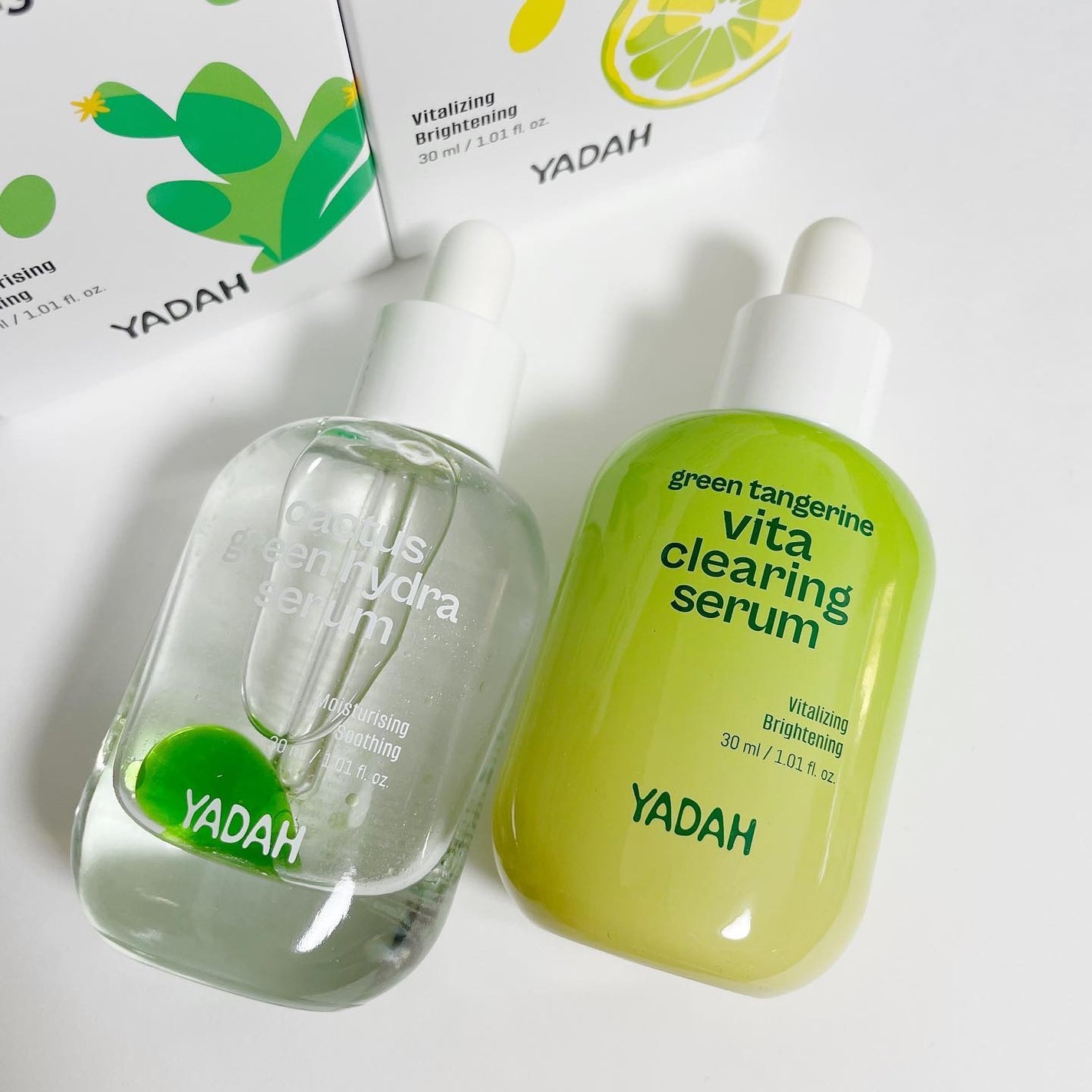 カクタスグリーンハイドラセラム/YADAH/美容液を使ったクチコミ(1枚目)