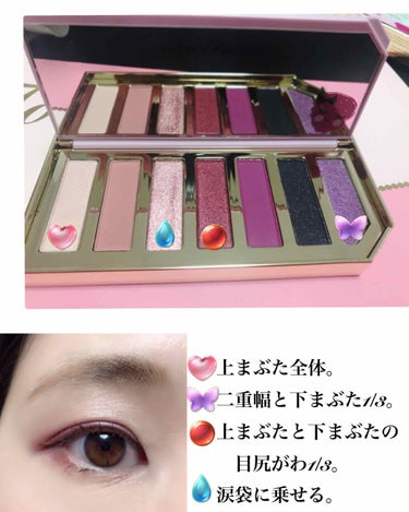 ラズル ダズル ベリー アイシャドウ パレット/Too Faced/アイシャドウパレットを使ったクチコミ（2枚目）