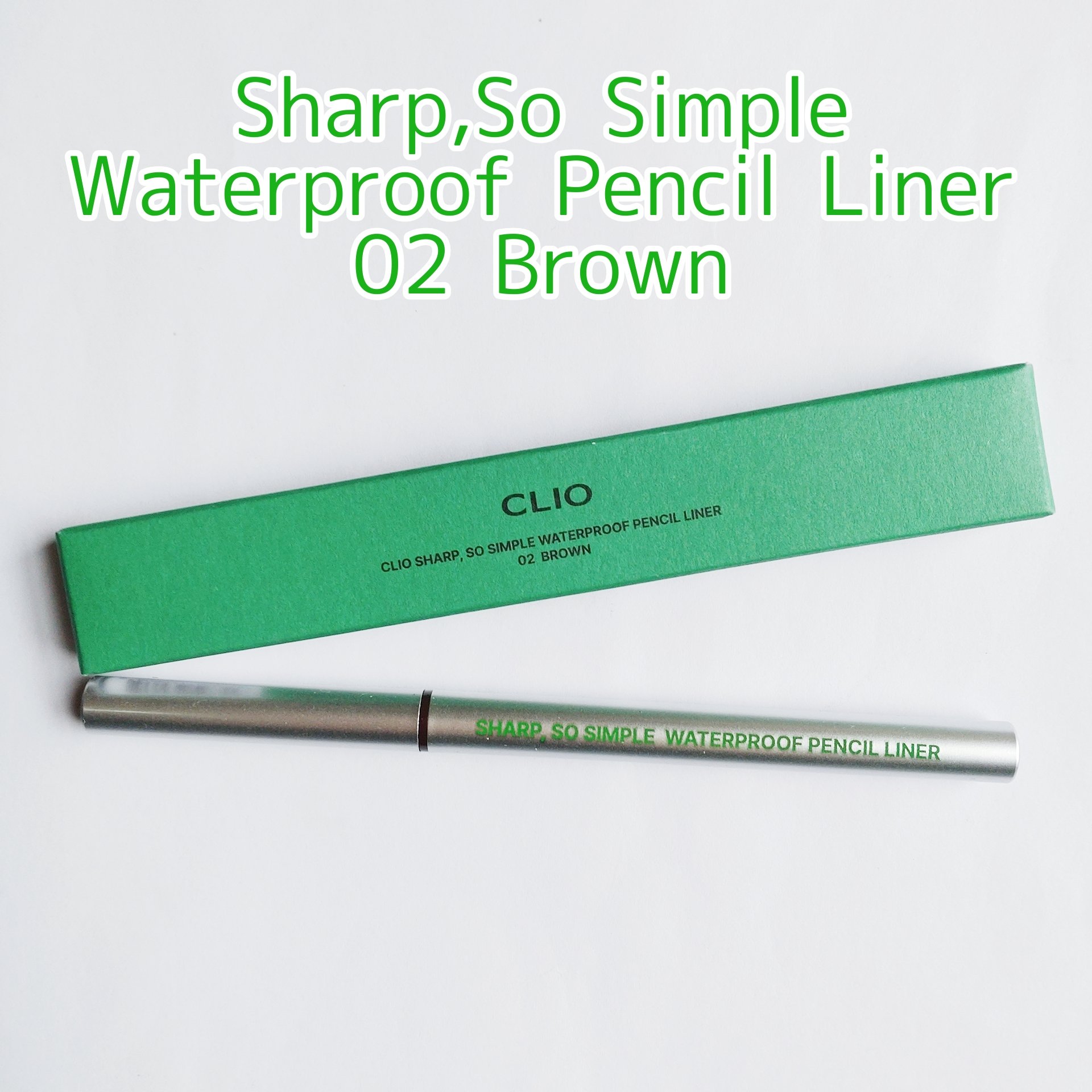 シャープ ソ シンプル ウォータープルーフ ペンシル ライナー/CLIO/ペンシルアイライナーを使ったクチコミ（3枚目）