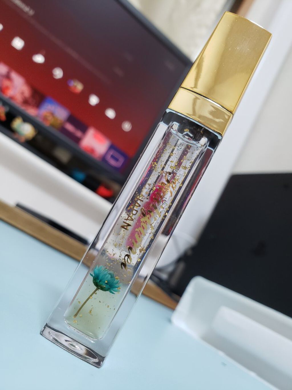 フラワーリップグロス/Kailijumei/リップグロスを使ったクチコミ(3枚目)