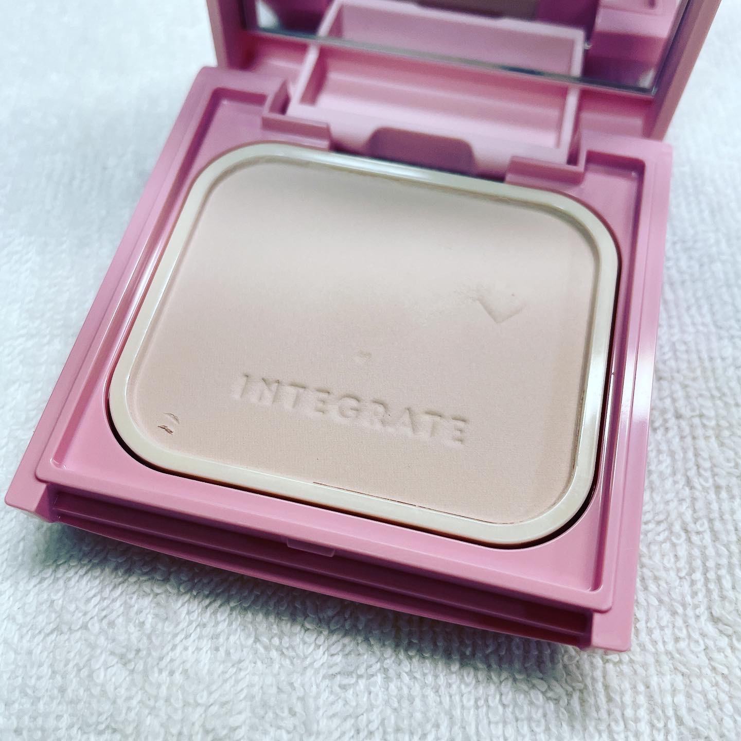 すっぴんメイカー トーンアップパウダーUV/インテグレート/プレストパウダーを使ったクチコミ（3枚目）