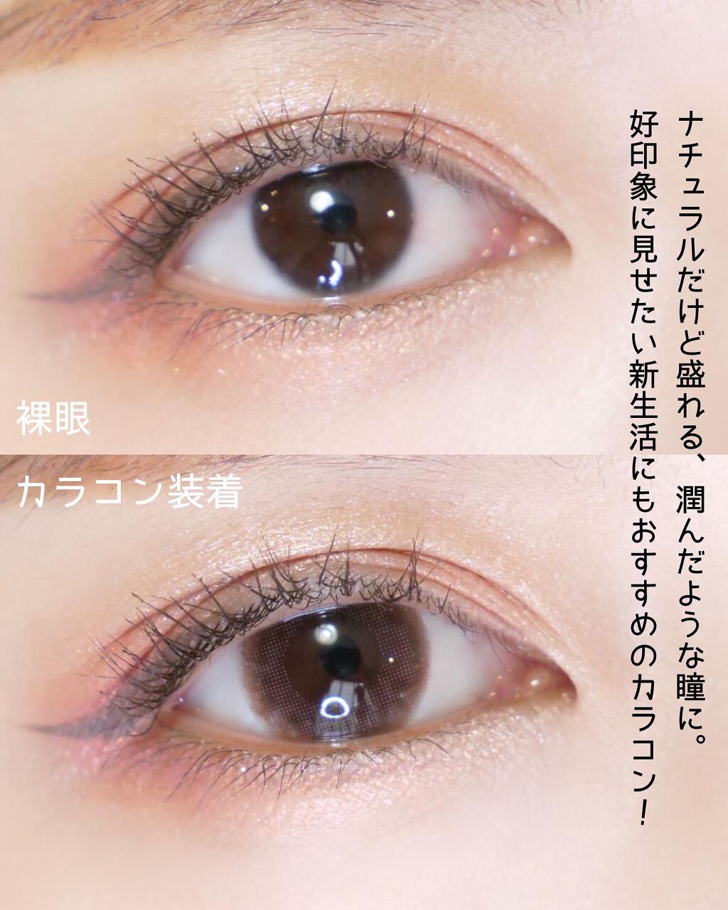 エバーカラーワンデー ナチュラル ナチュラルモカ/エバーカラー/ワンデー（１DAY）カラコンを使ったクチコミ（2枚目）