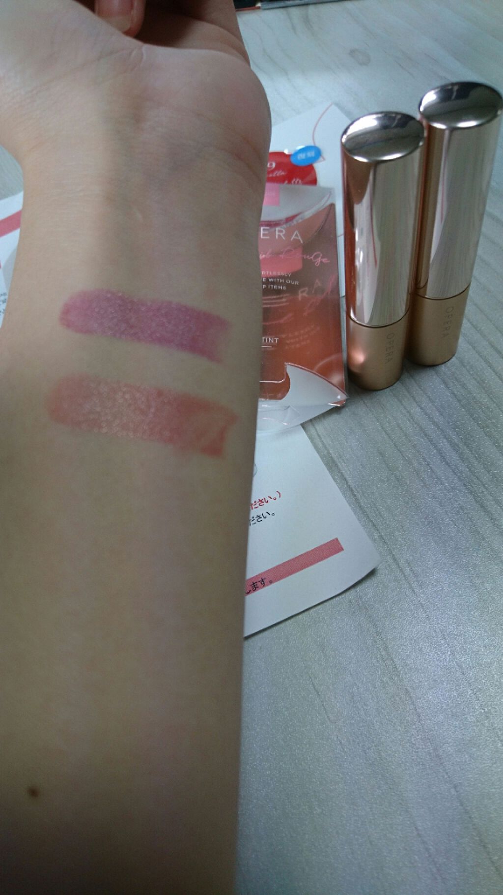 オペラ リップティント N/OPERA/リップティントを使ったクチコミ（2枚目）