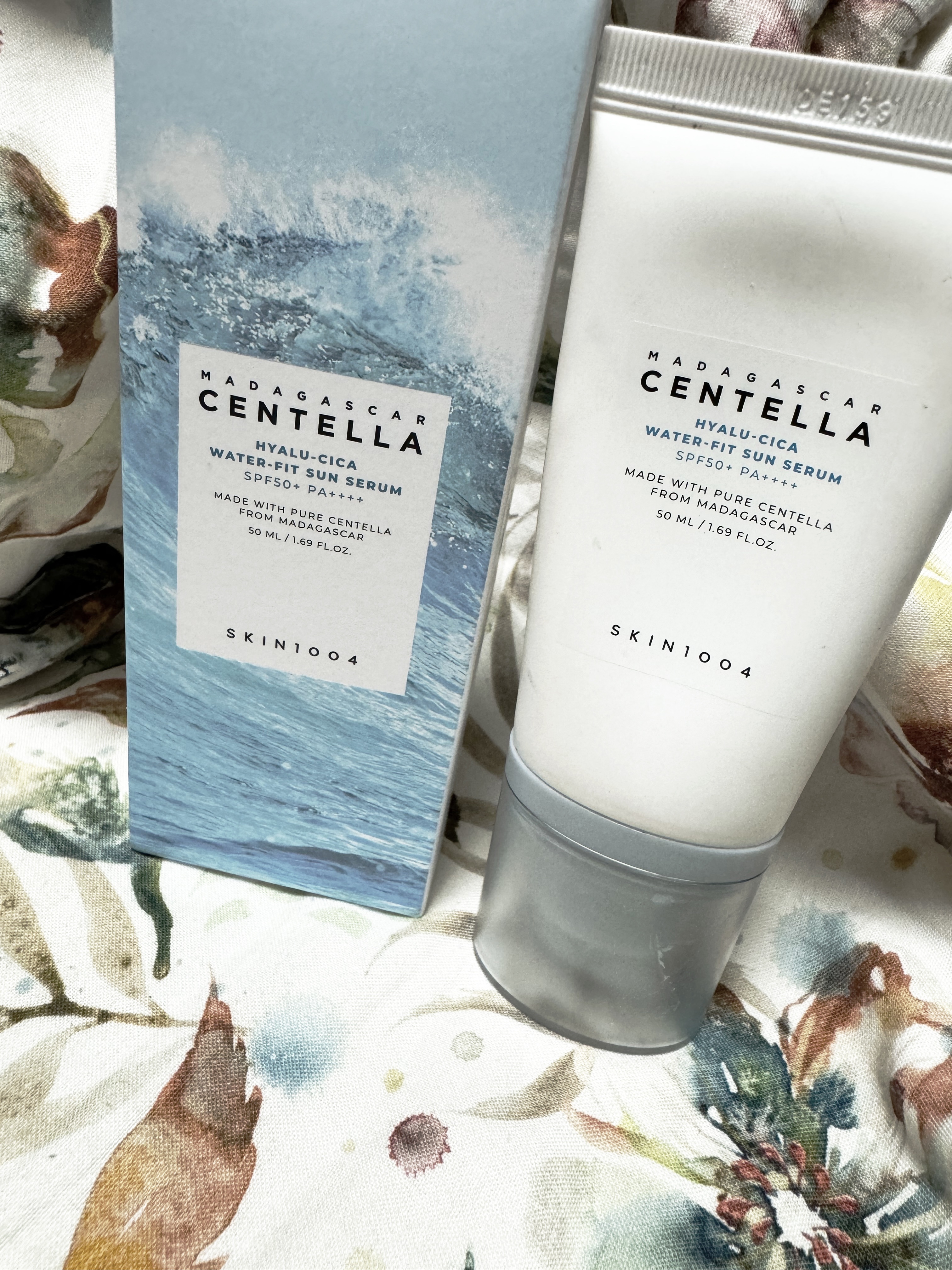 ヒアルーシカ ウォーターフィット サンセラム/SKIN1004/日焼け止めローションを使ったクチコミ（1枚目）