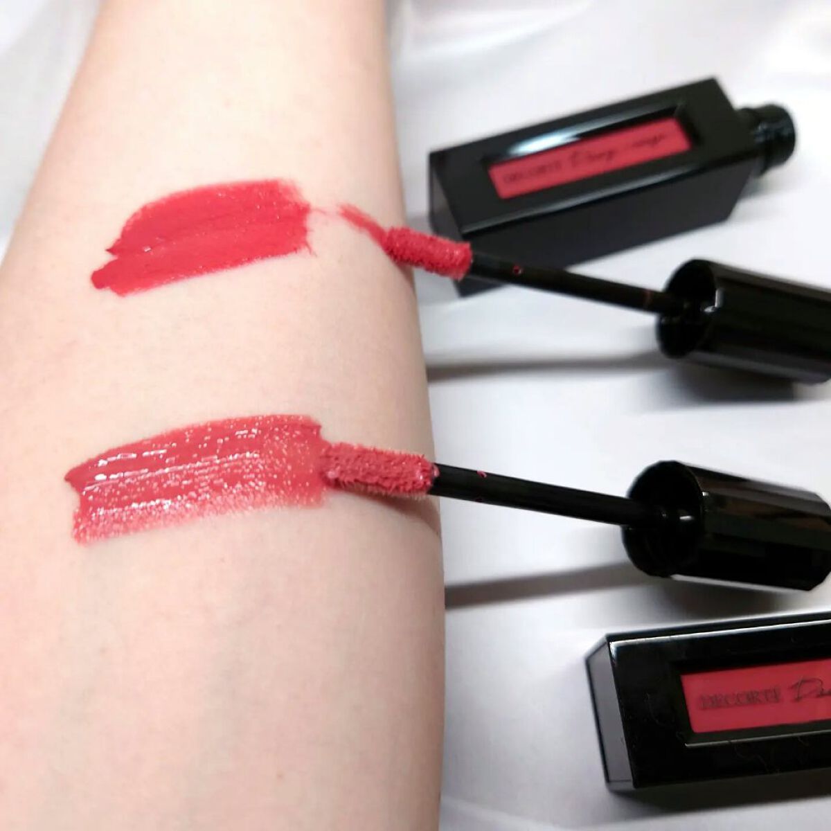 ルージュ デコルテ リキッド/DECORTÉ/口紅を使ったクチコミ（2枚目）