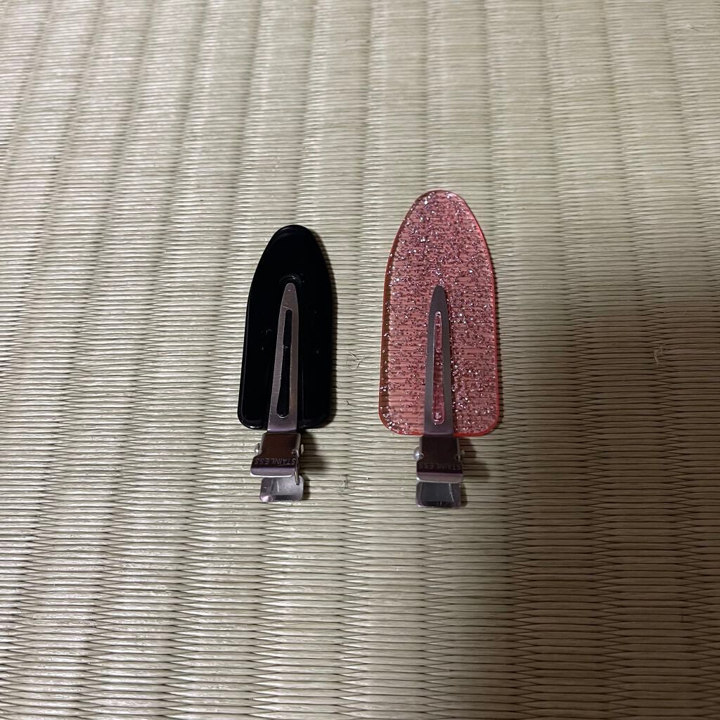 跡が付かない前髪クリップ/マペペ/ヘアアクセサリーを使ったクチコミ(2枚目)