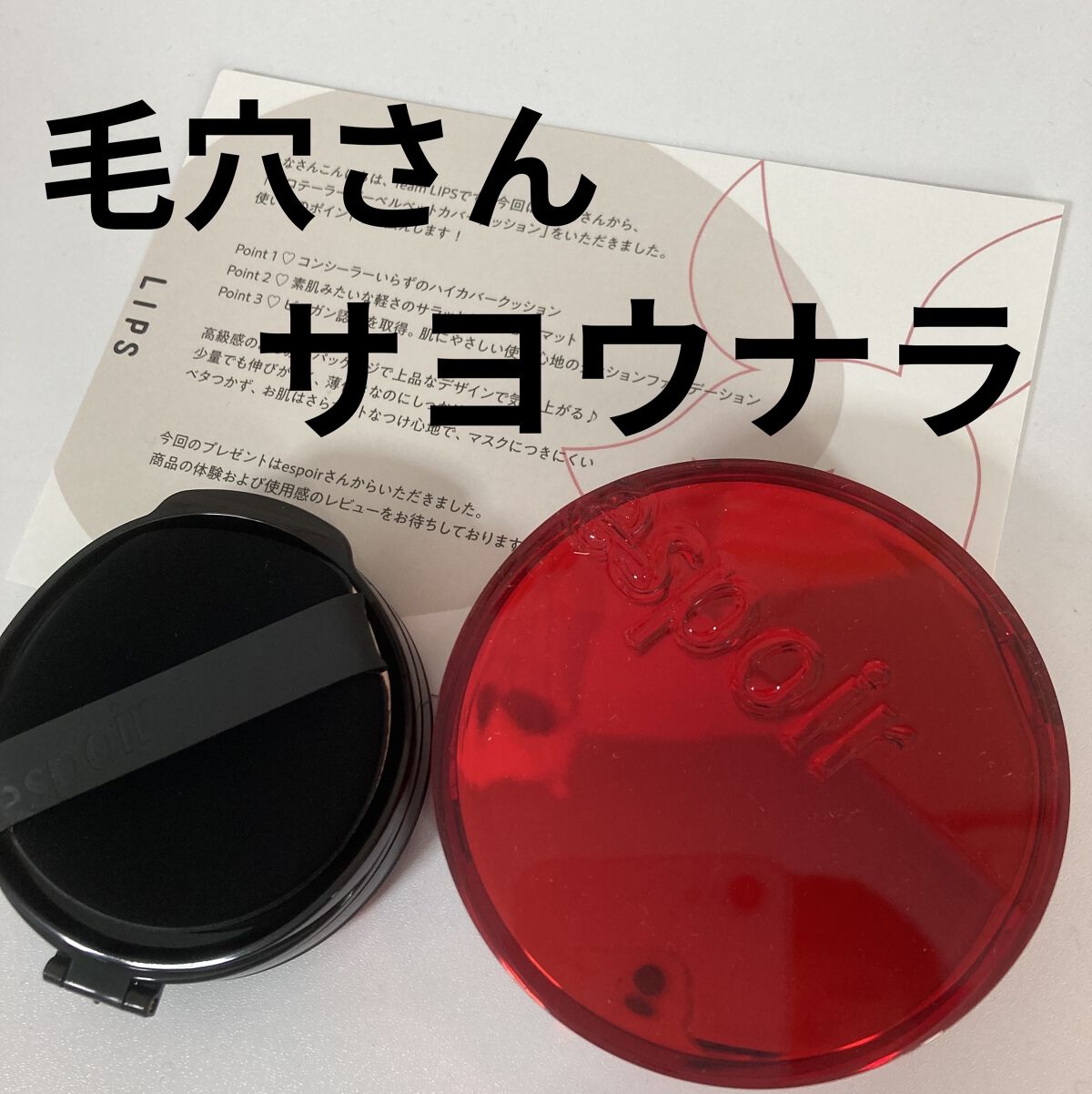 プロテーラービーベルベットカバークッション/espoir/クッションファンデーションを使ったクチコミ（1枚目）