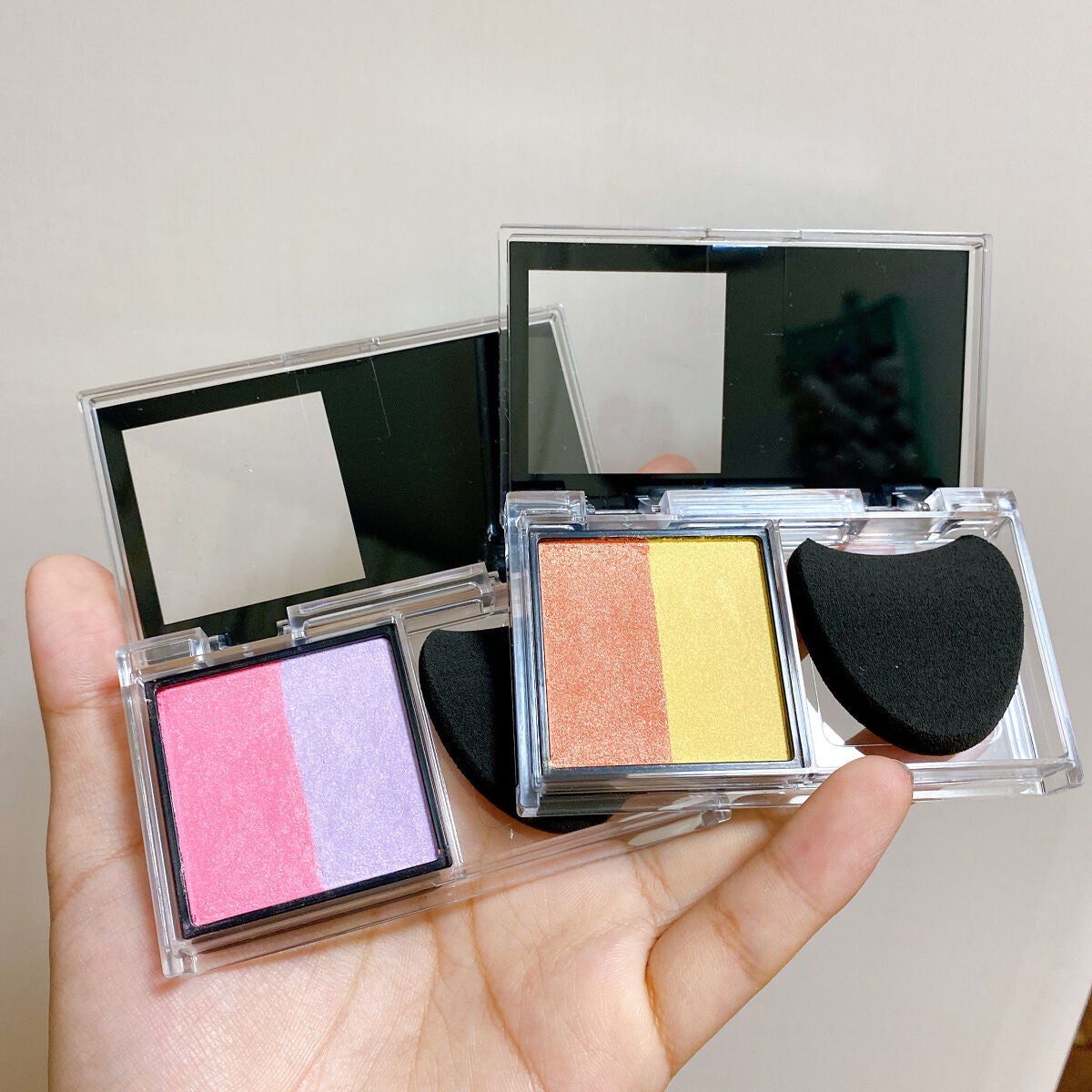 ハイライティングカラーニュアンサー/KATE/パウダーチークを使ったクチコミ(2枚目)