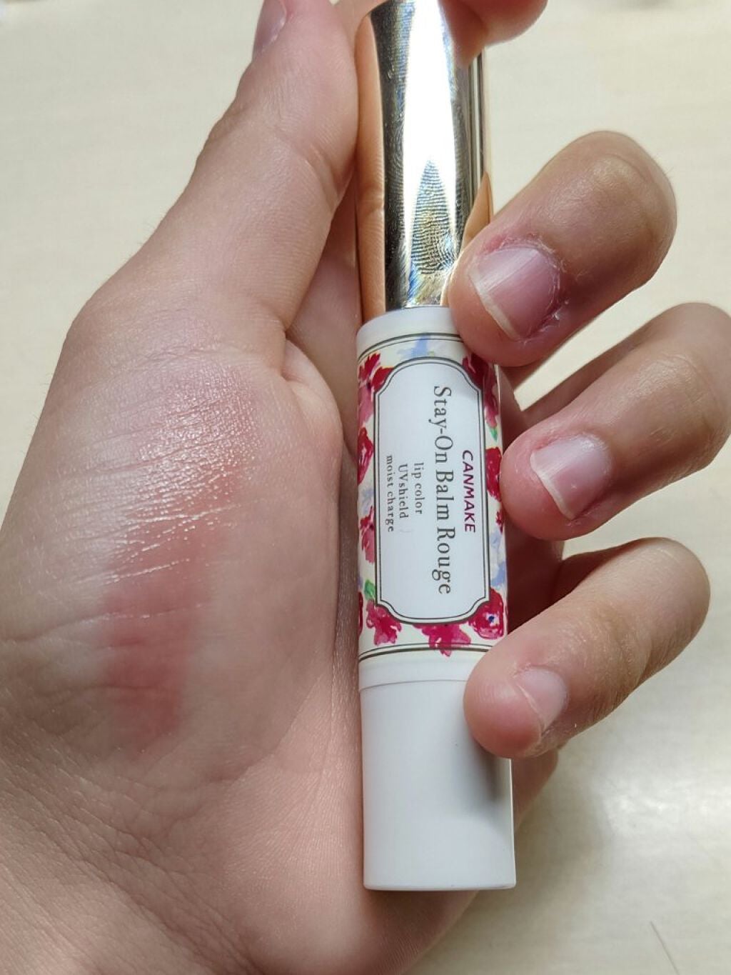 ステイオンバームルージュ/キャンメイク/口紅を使ったクチコミ(7枚目)