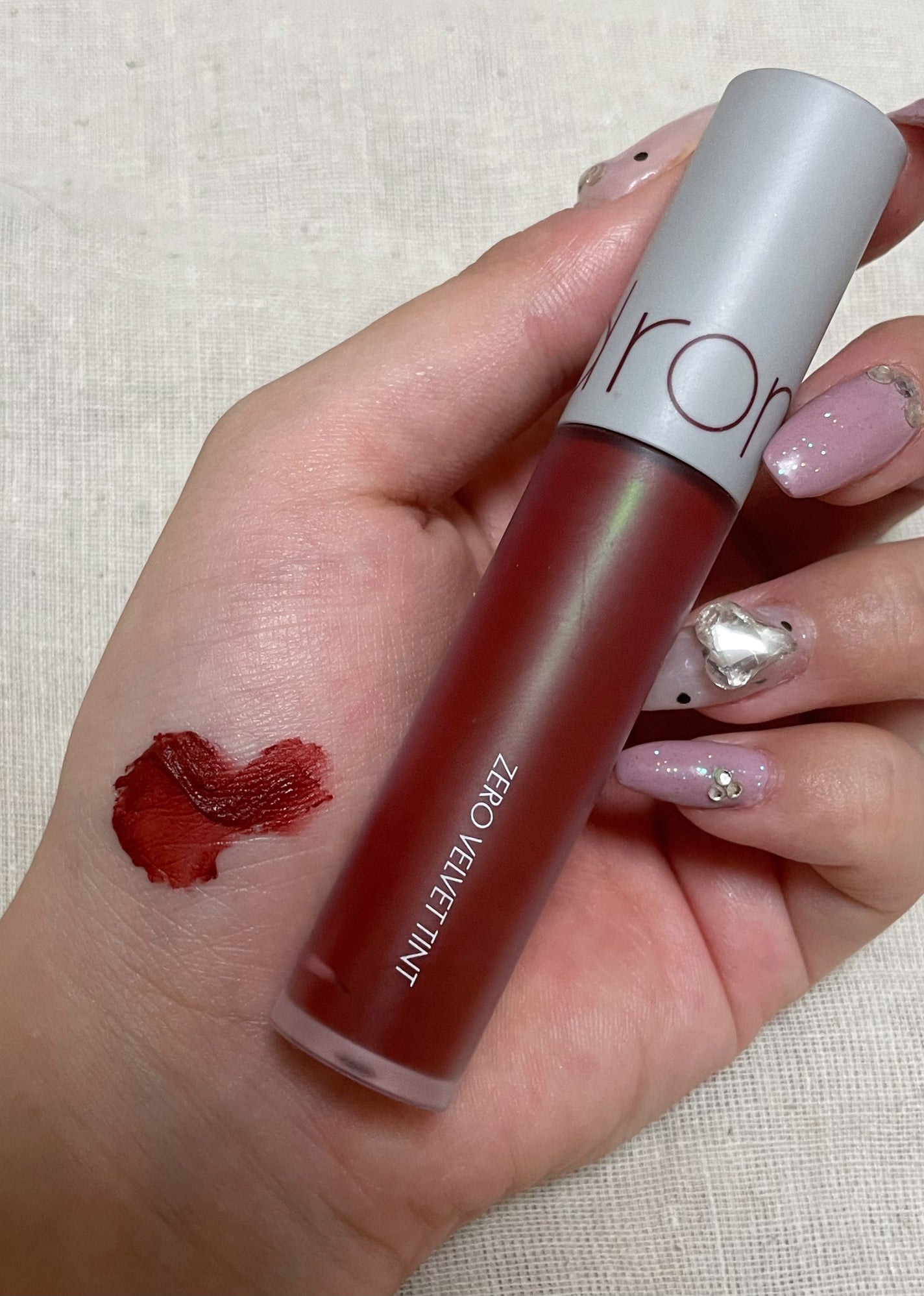 ゼロベルベットティント/rom&nd/リップティントを使ったクチコミ(3枚目)