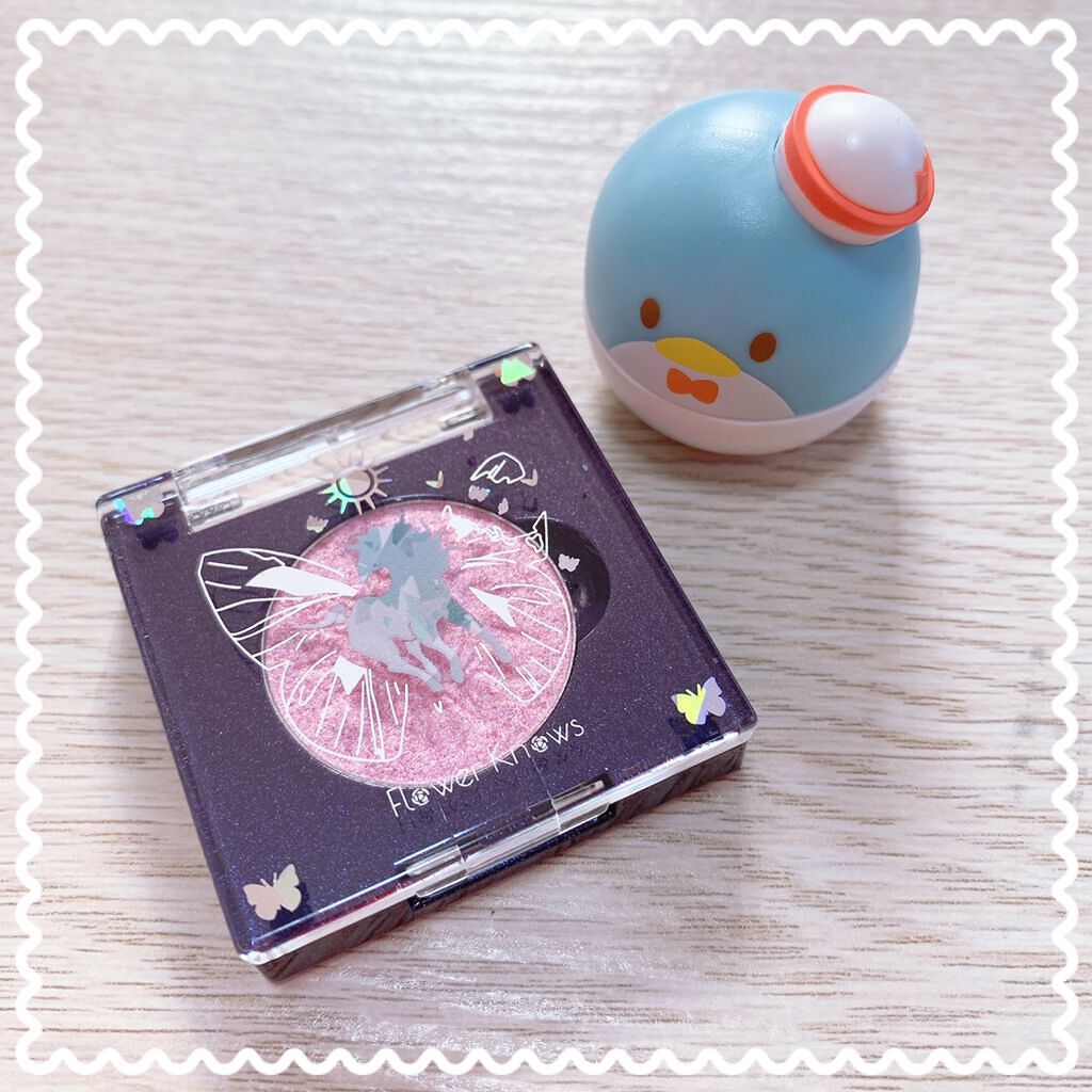 白夜と極夜シリーズシングルアイシャドウ 紫雪/FlowerKnows/単色アイシャドウを使ったクチコミ（3枚目）